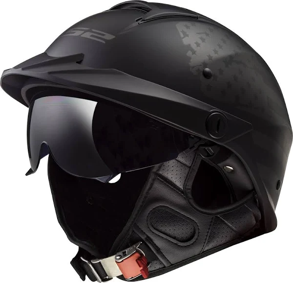 LS2 Rebellion Helmet Matte Black