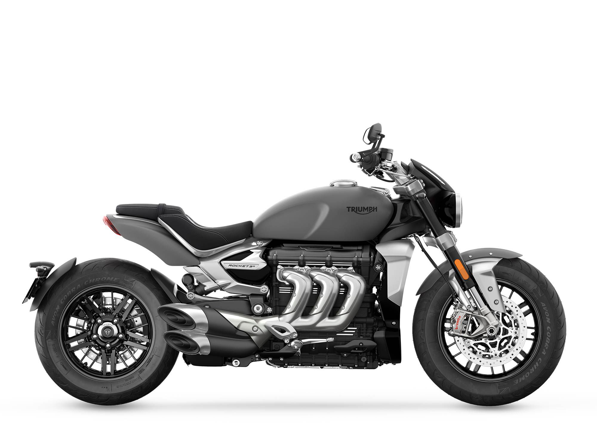 Rocket 3 R – Matte Silver Ice and Sapphire Black