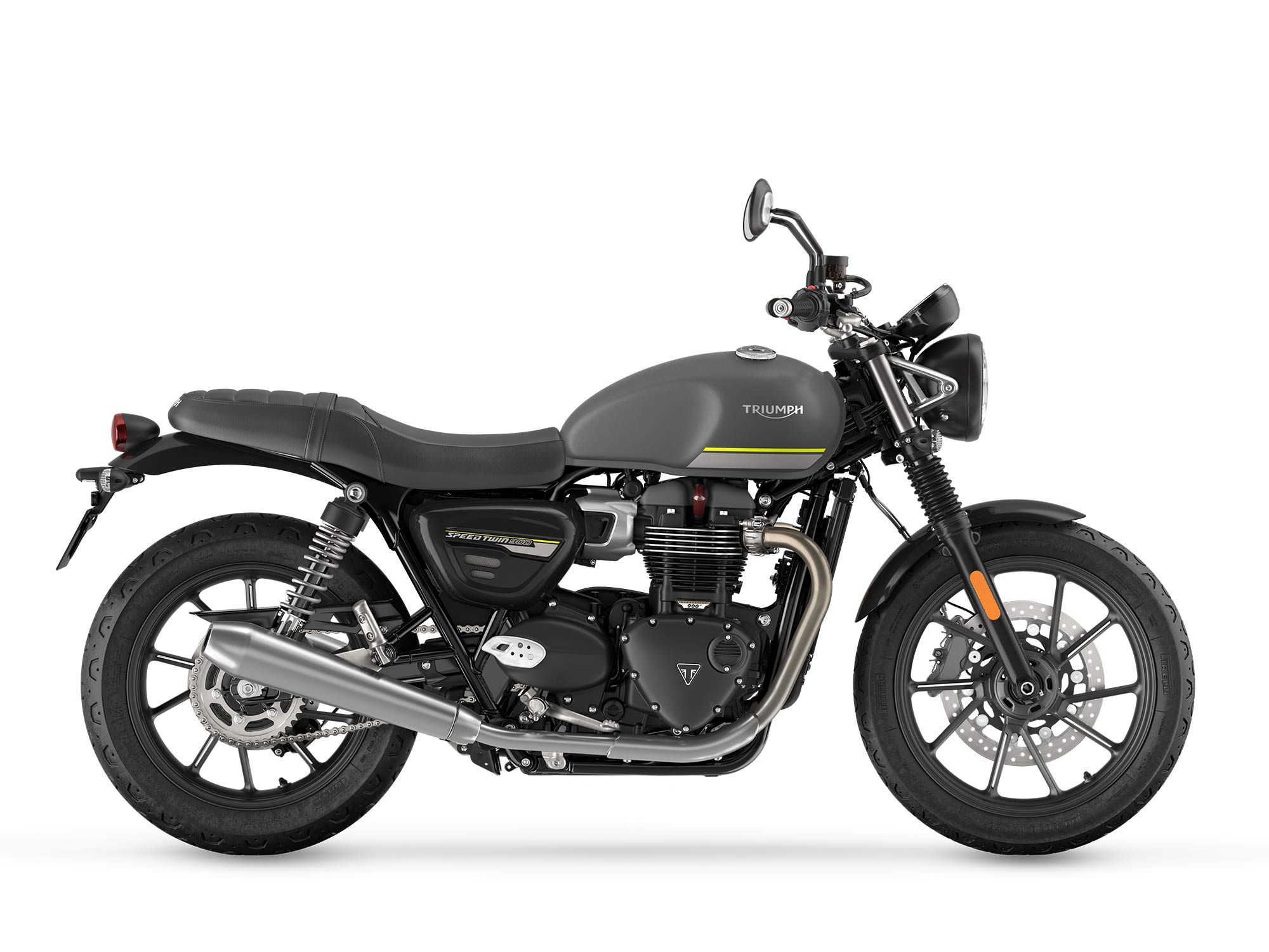 Speed Twin 900 – Matte Silver Ice and Jet Black