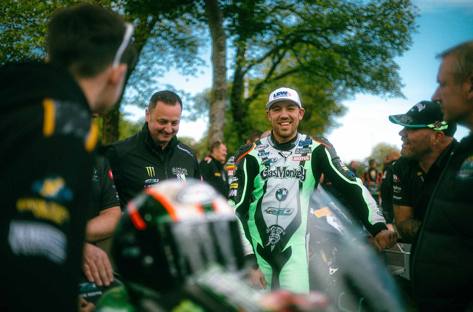 Peter Hickman, the Man of the Hour. Or 16:59.579 minutes, to be exact.