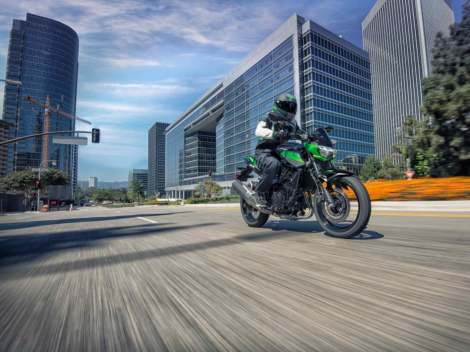 At $5,199, the Z400 is priced competitively for the beginner market.