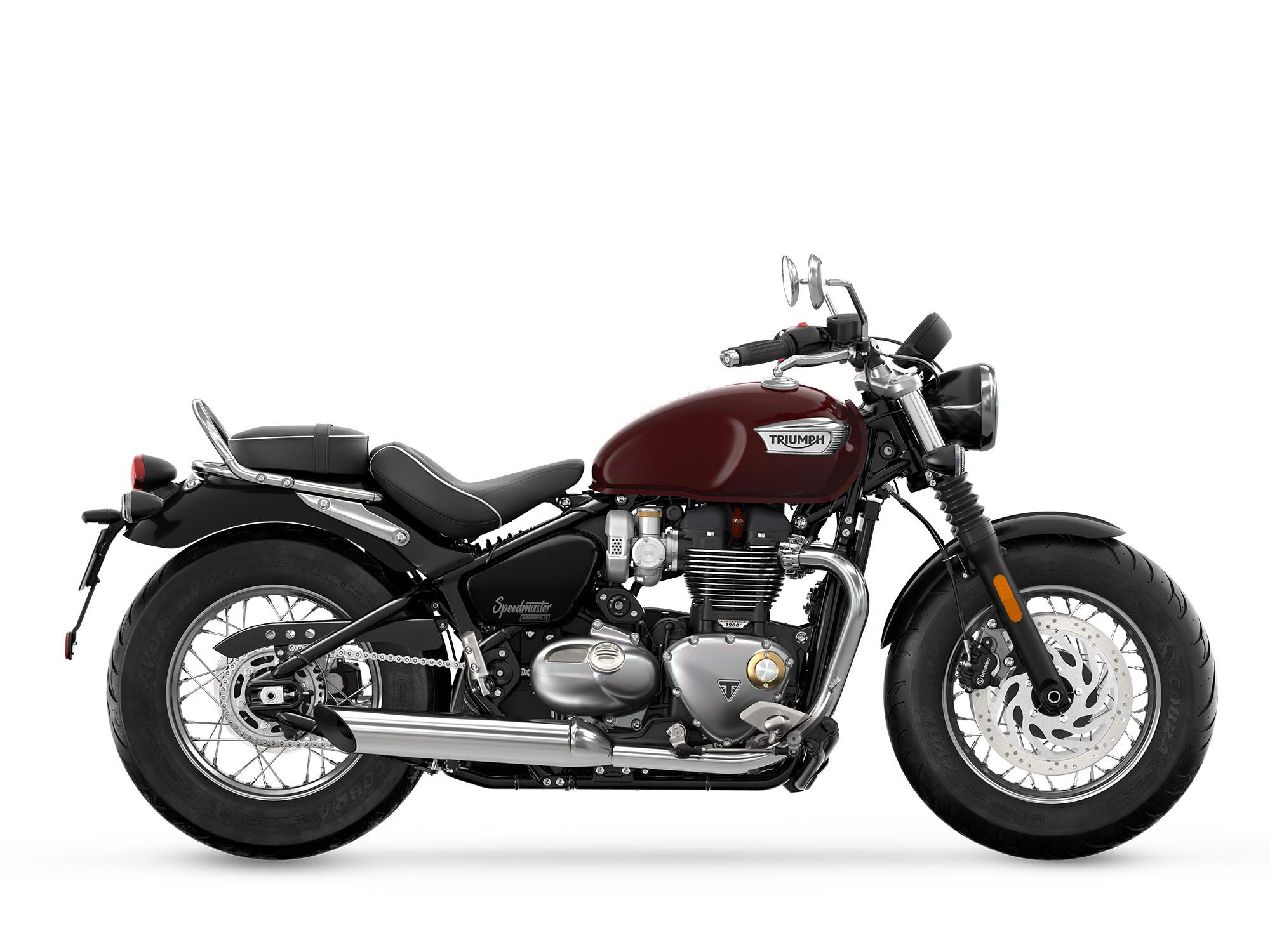 Bonneville Speedmaster – Cordovan Red and Jet Black