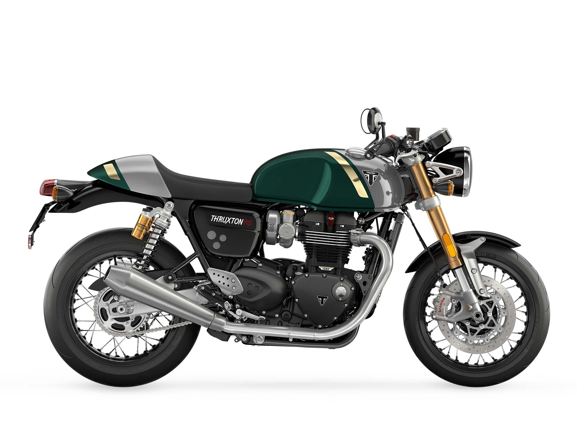 Thruxton RS – Competition Green, Silver Ice and Jet Black