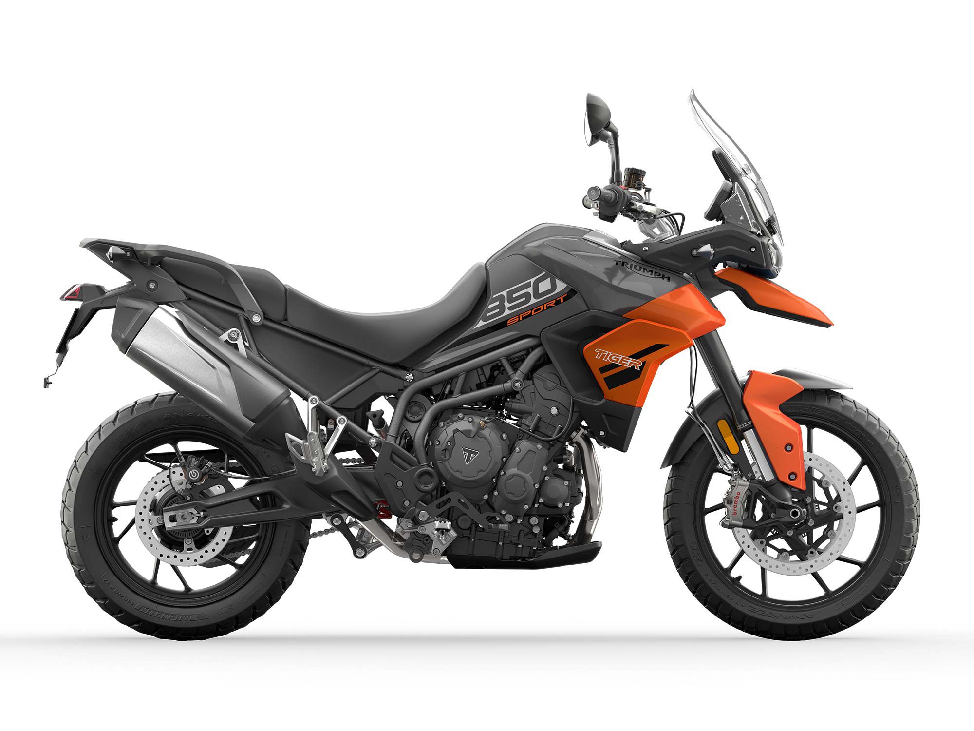 Tiger 850 Sport – Graphite and Baja Orange