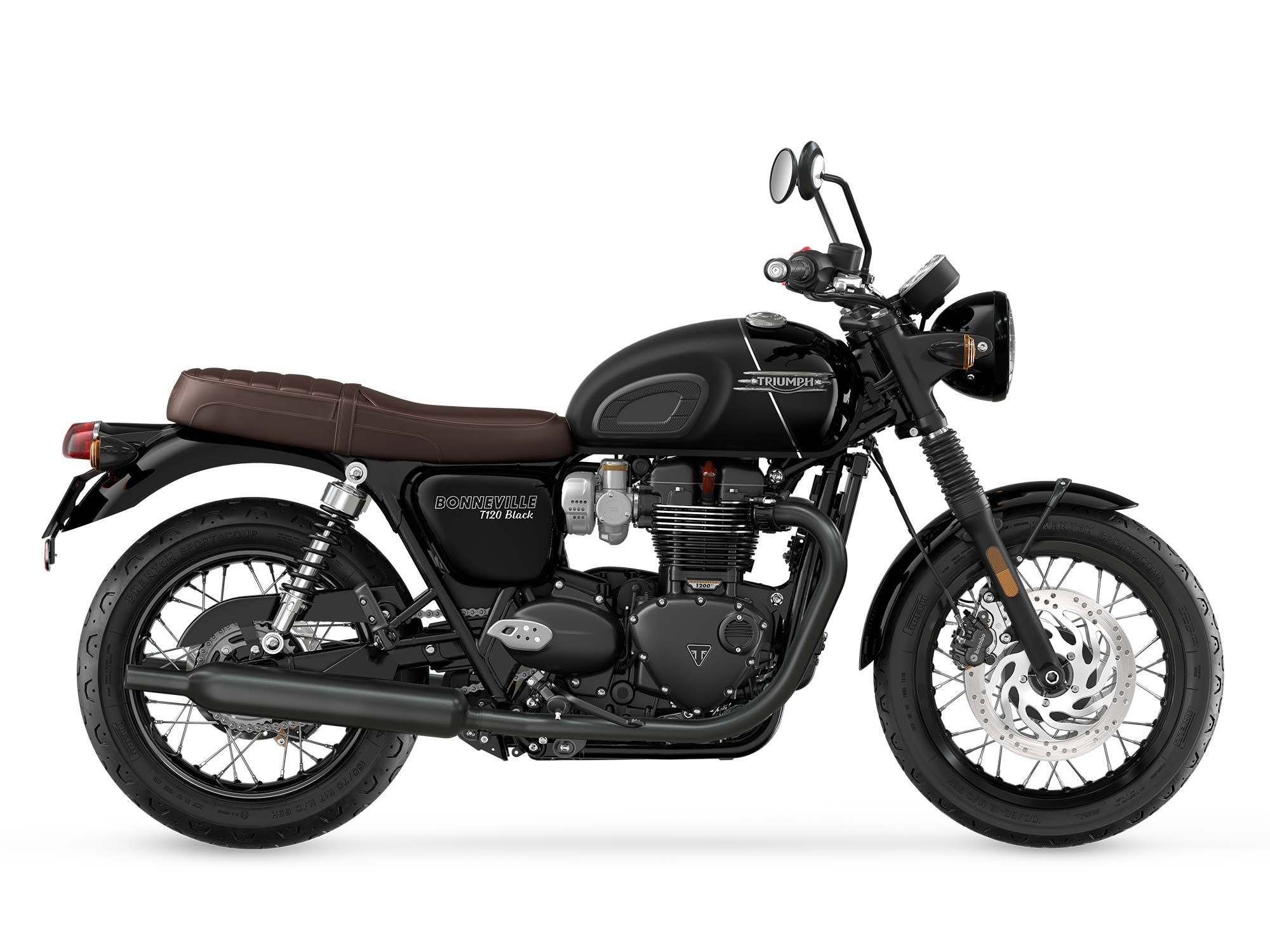 Bonneville T120 Black – Sapphire Black and Matte Sapphire Black