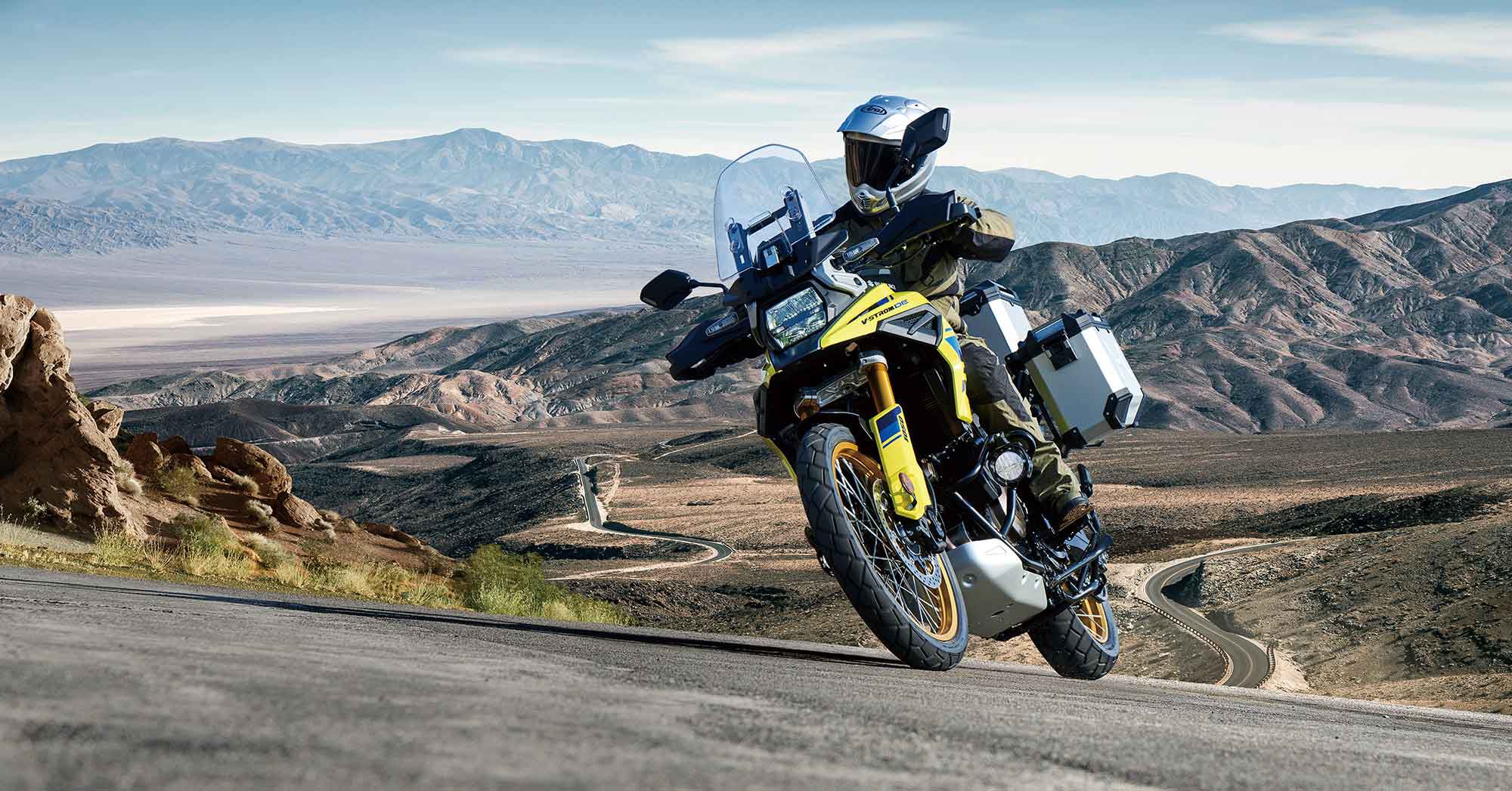 The 2023 Suzuki V-Strom 1050DE Adventure is one of the most sophisticated V-Stroms to date.