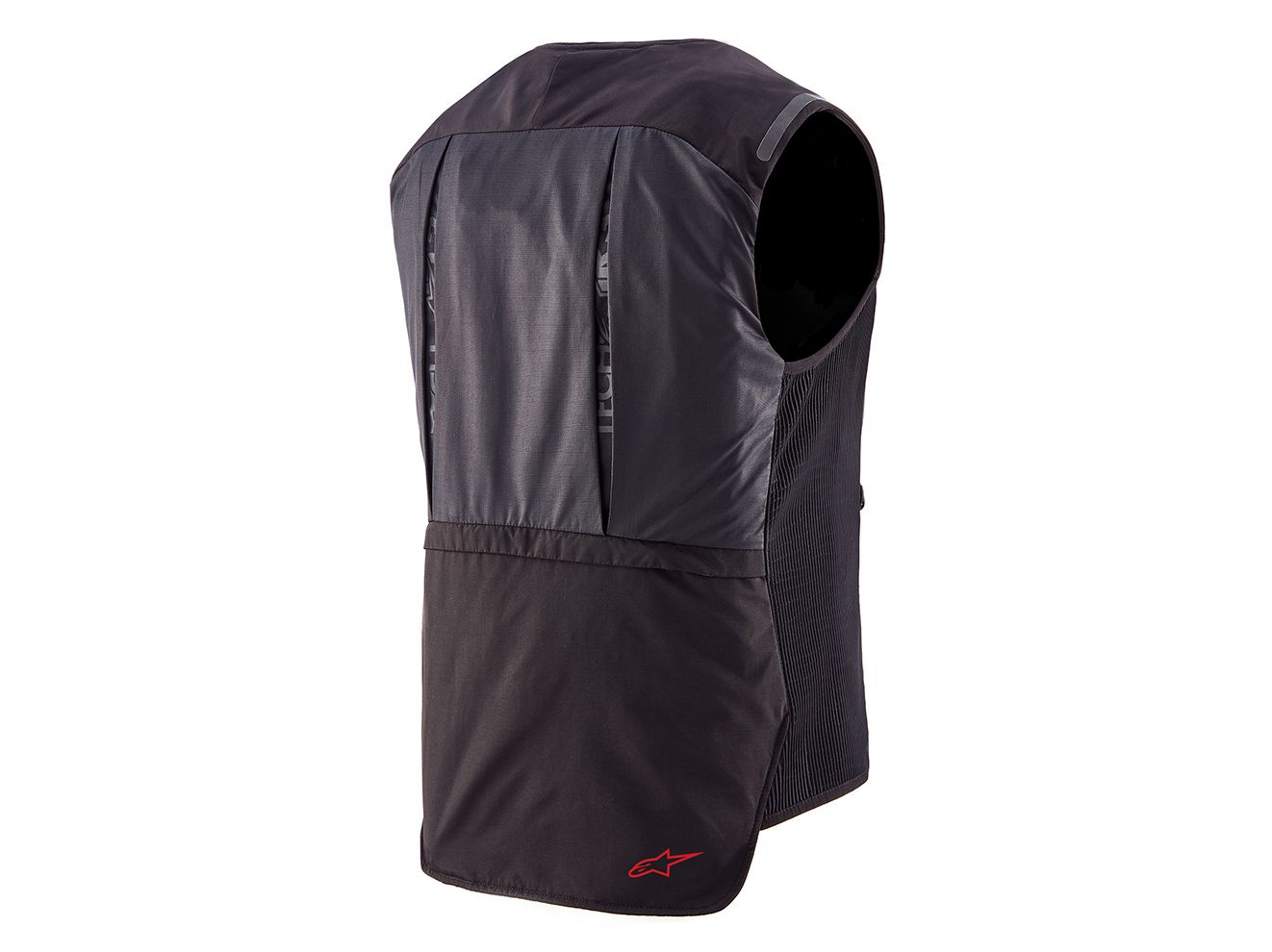 The Tech-Air 3 is made to fit over or under a standard riding jacket.