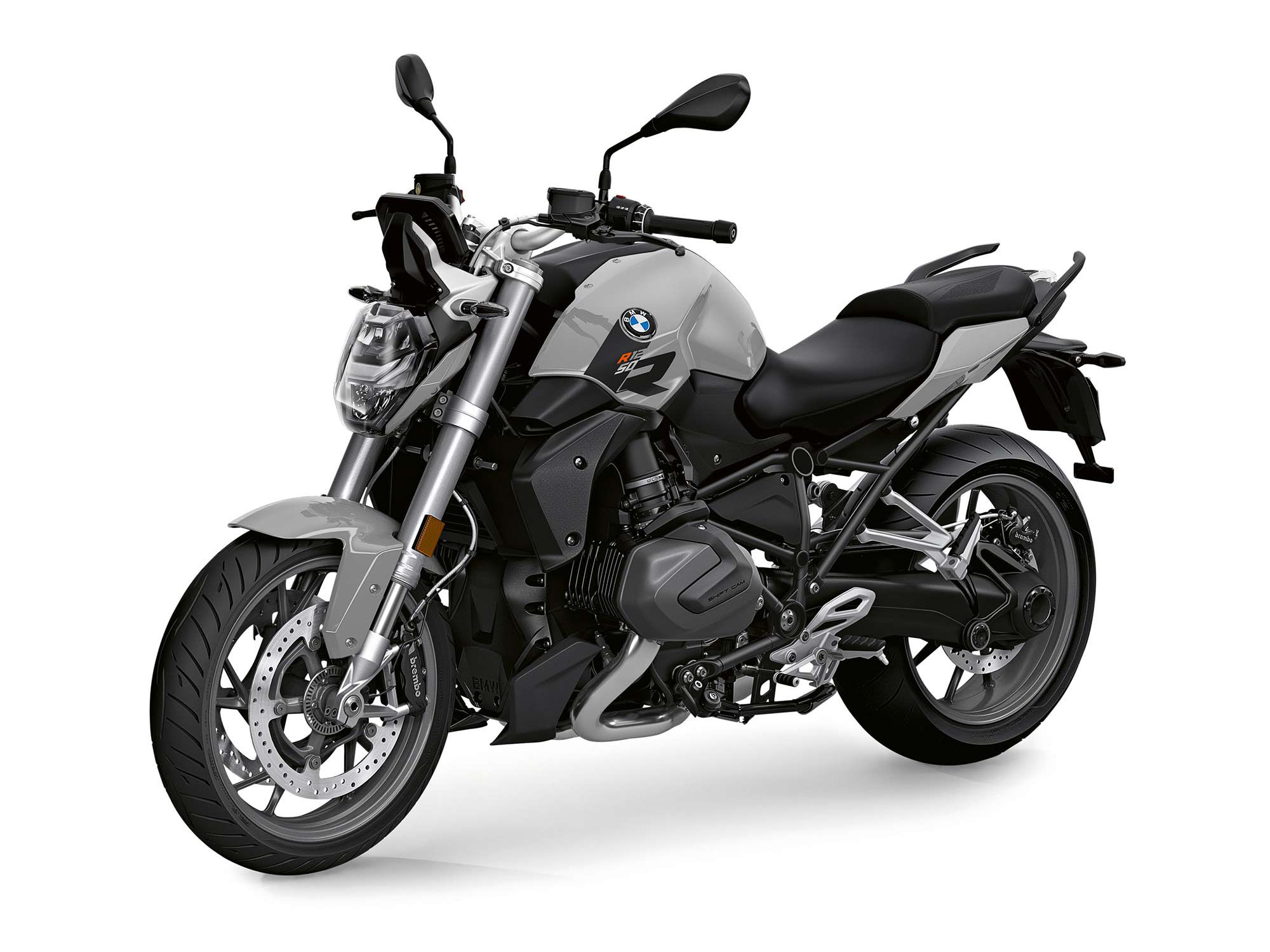 2023 BMW R 1250 R in Ice Grey.