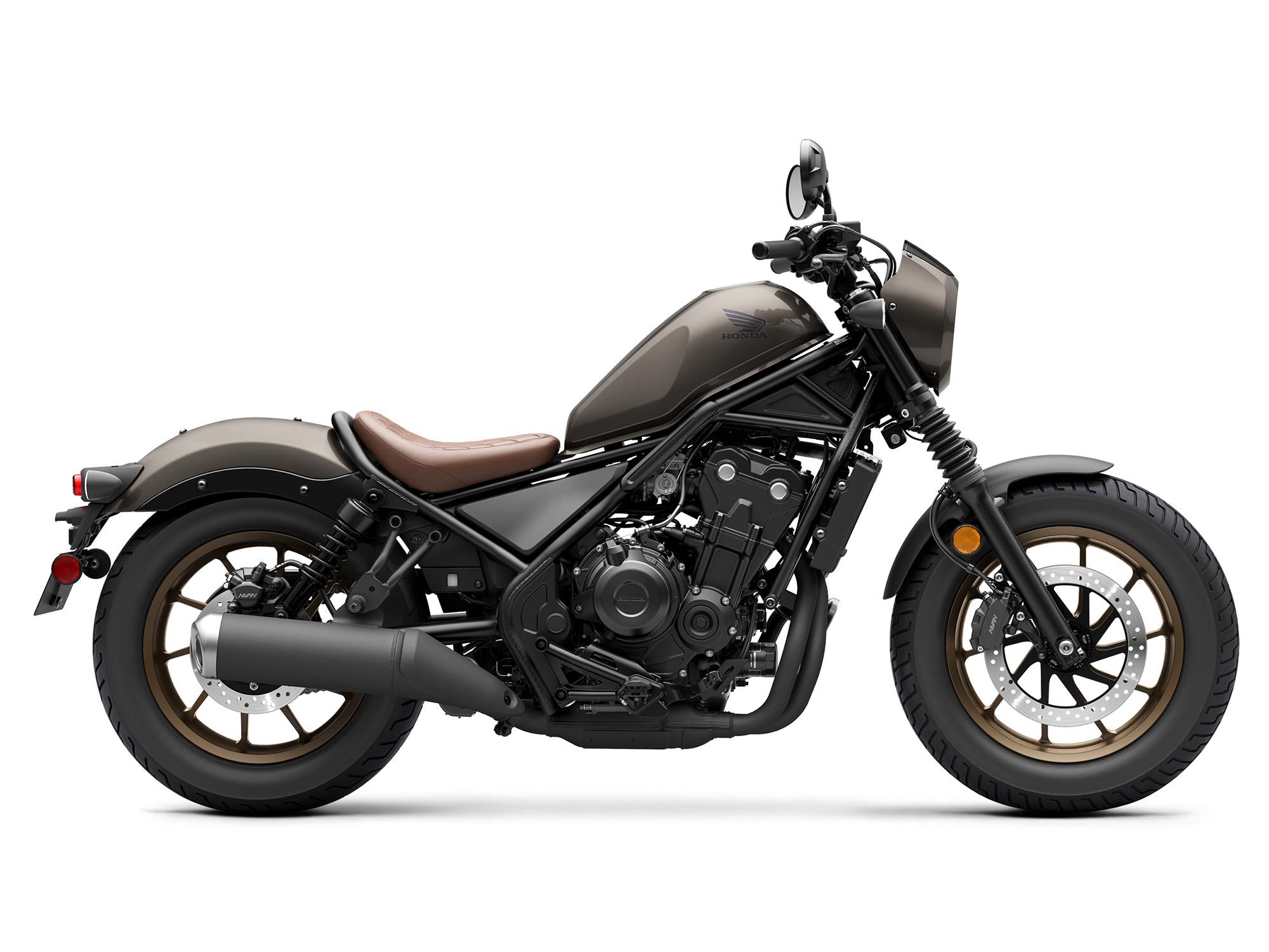 The Rebel 500 ABS SE has a number of accessory upgrades and will come in a Titanium Metallic colorway.