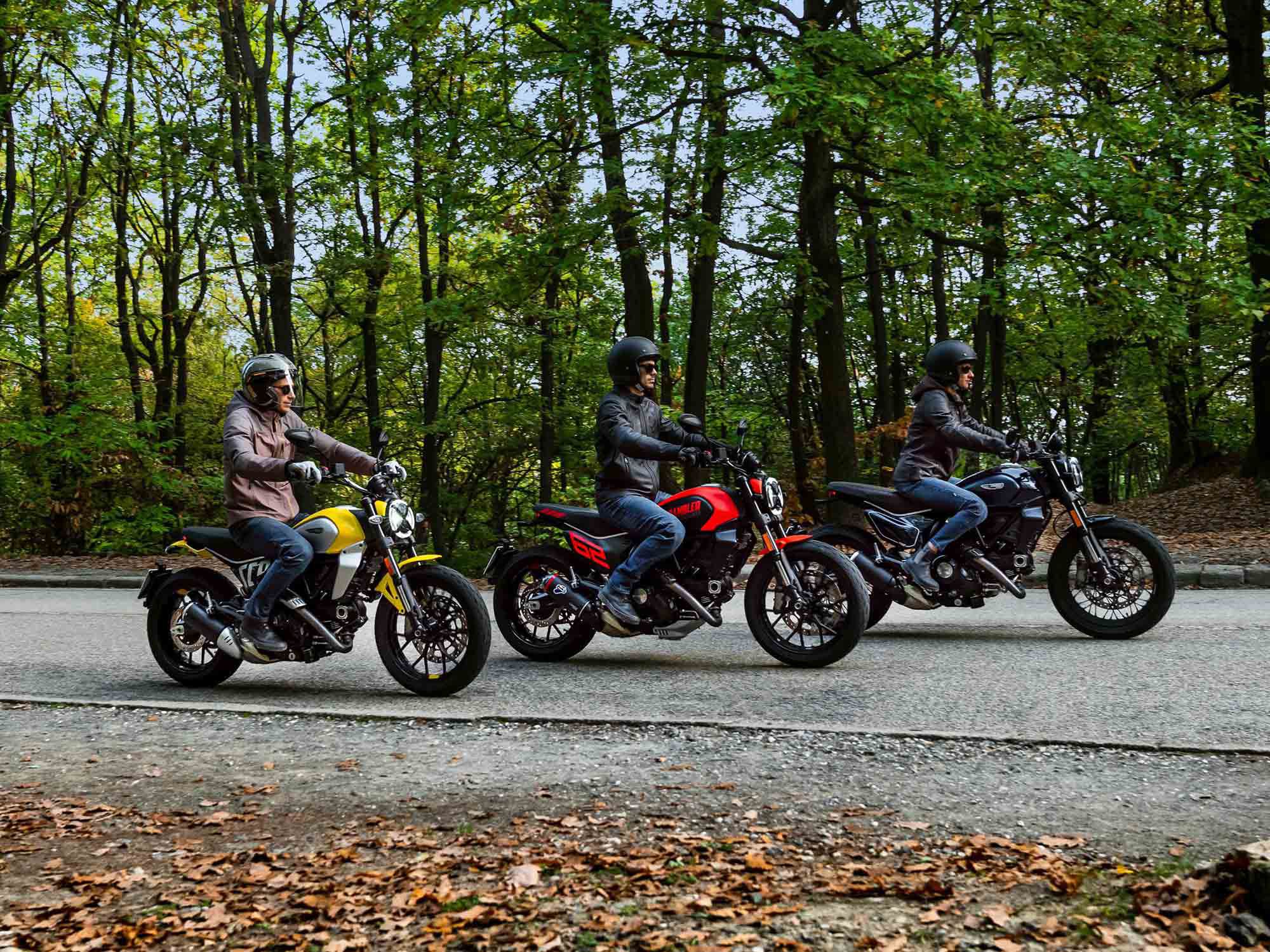 Ducati introduces a number of updates on its second-generation lineup of Scramblers.