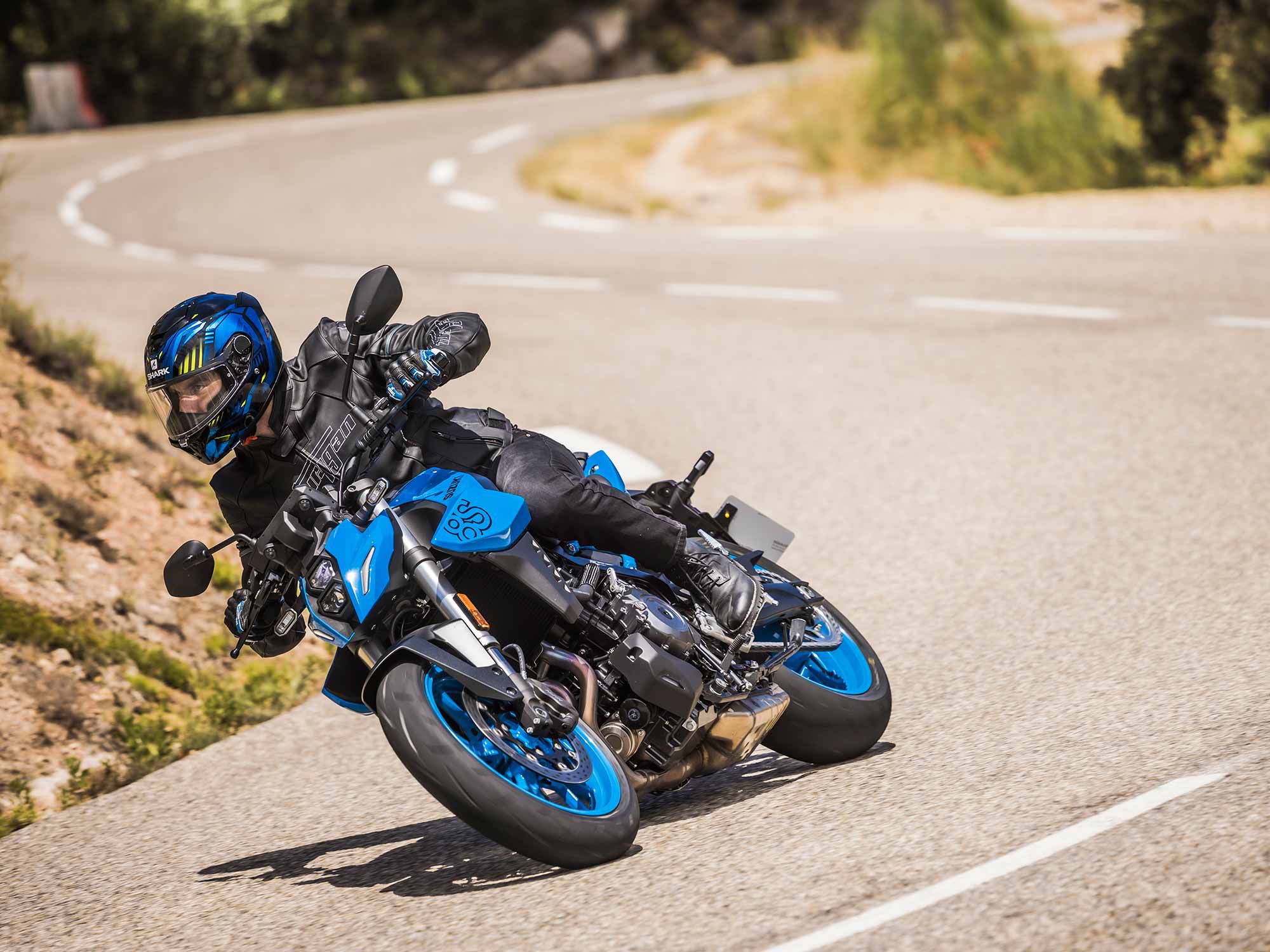 The chassis is designed to be nimble and easy to flick through corners.