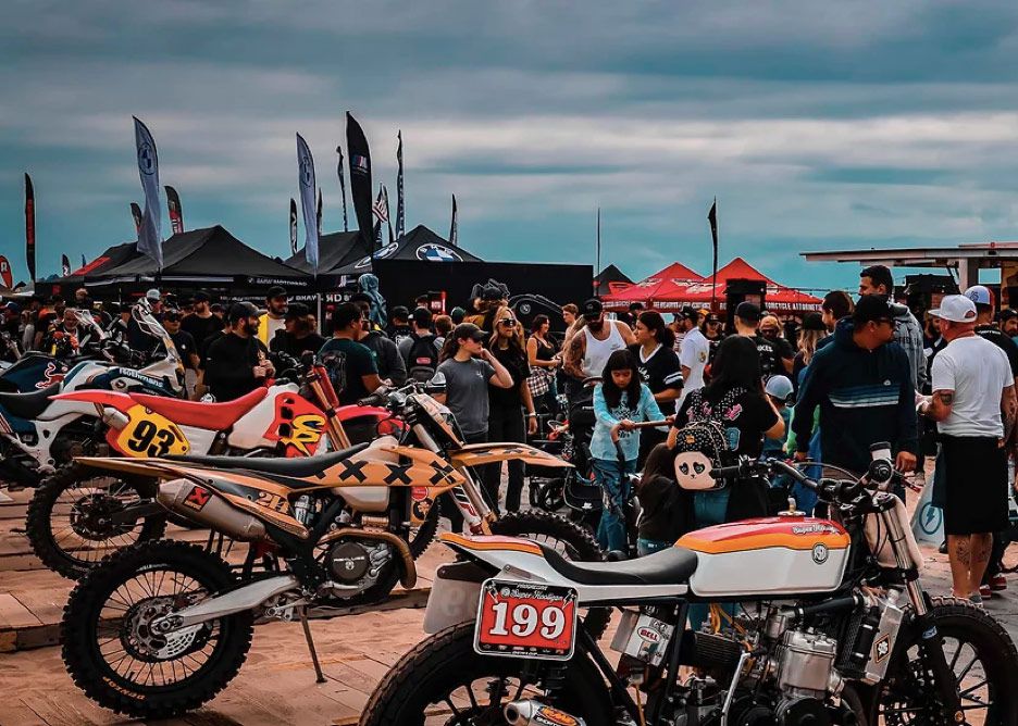 About 20,000 fans made their way to Huntington Beach State Park for the Red Bull Moto Beach Classic event on October 15, 2022.