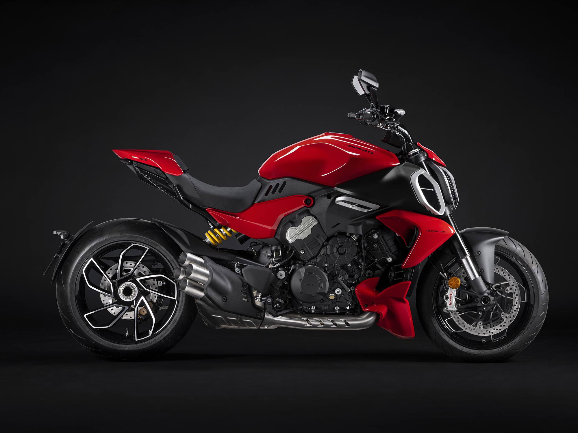 While instantly recognizable as a Diavel, the V4 has entirely new styling compared to previous generations.