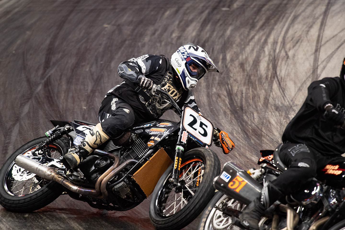 Possibly Megan Funk and Glenn Scherr put things sideways in the Open Amateur race.