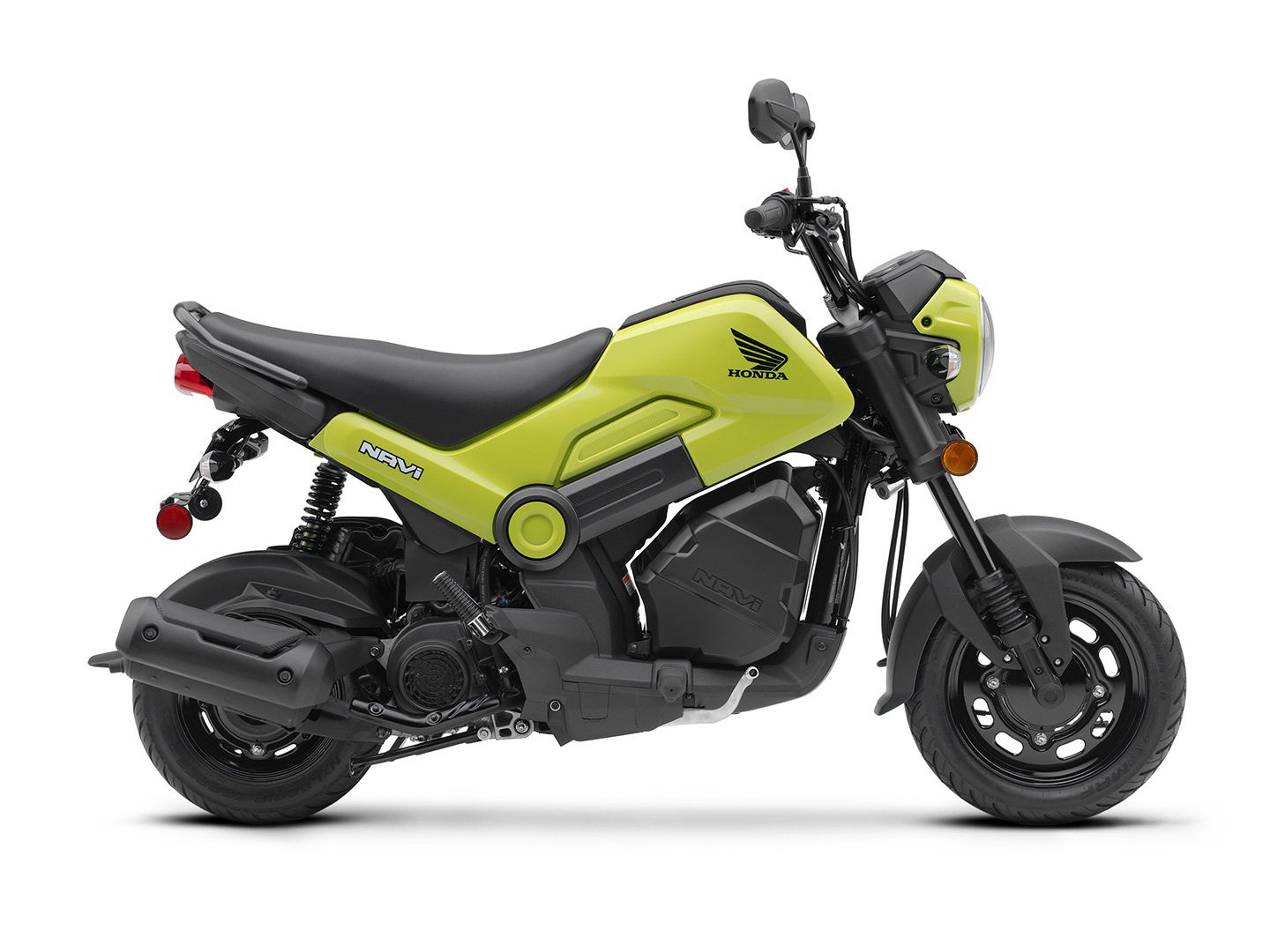 Grasshopper Green is one of four color options for the Navi.