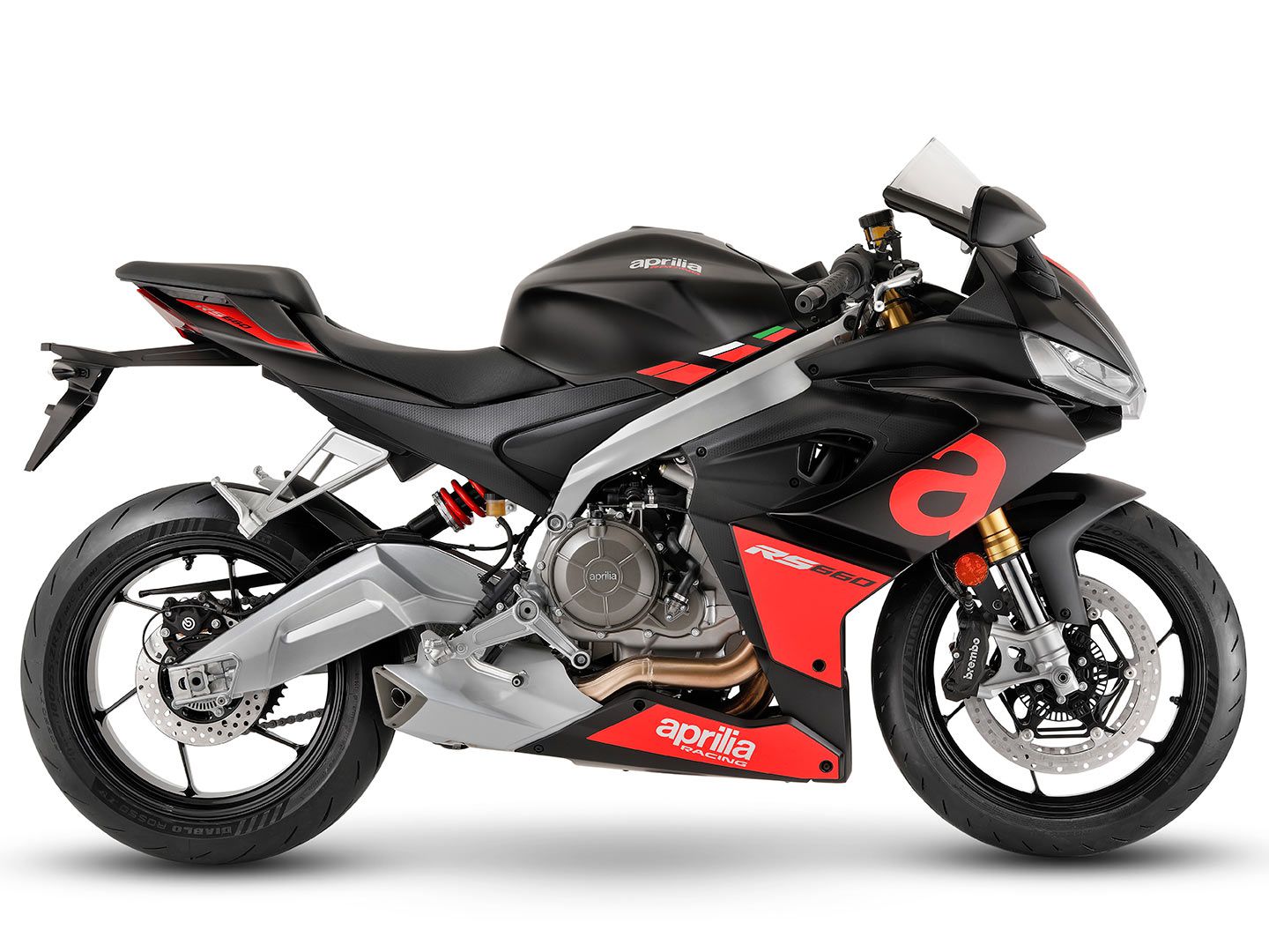 2023 Aprilia RS 660 in Racing Black.