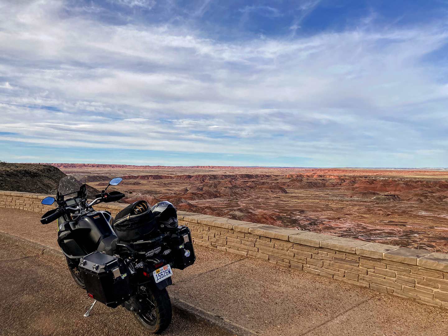 We are nothing and that’s beautiful: Tiponi Point in the Petrified Forest National Park in Arizona.