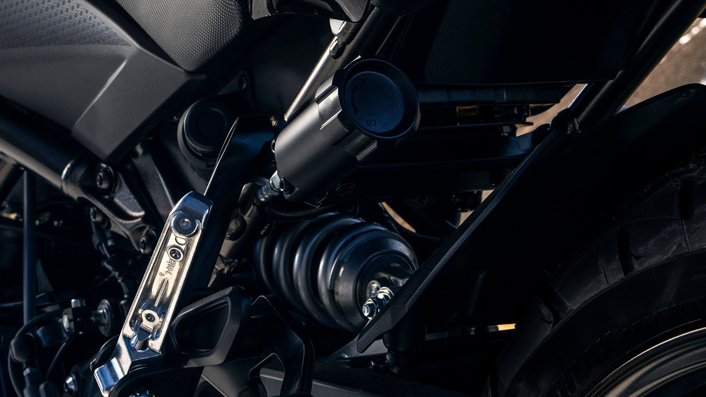 Rear shock linkage arm is now forged aluminum which reduces weight, and its length has also changed.