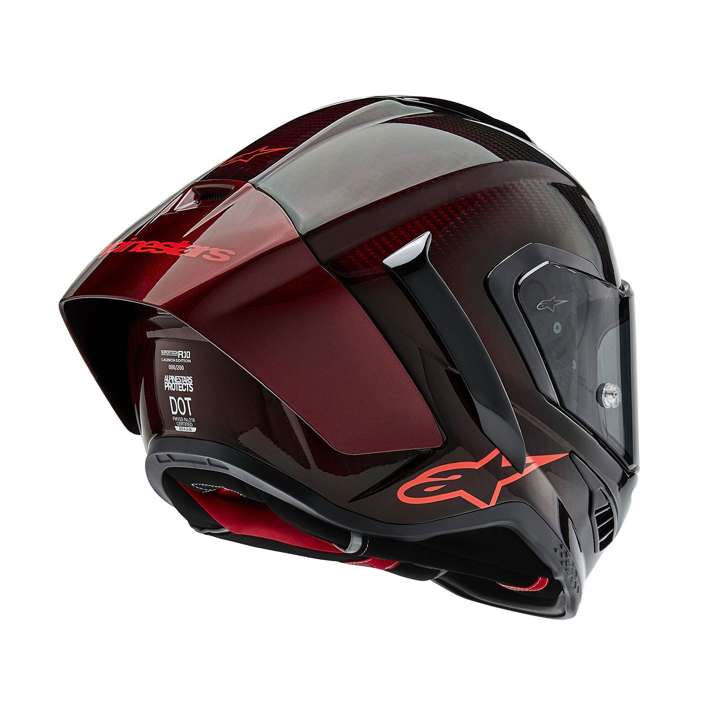 Swap out spoilers for race or road riding conditions.