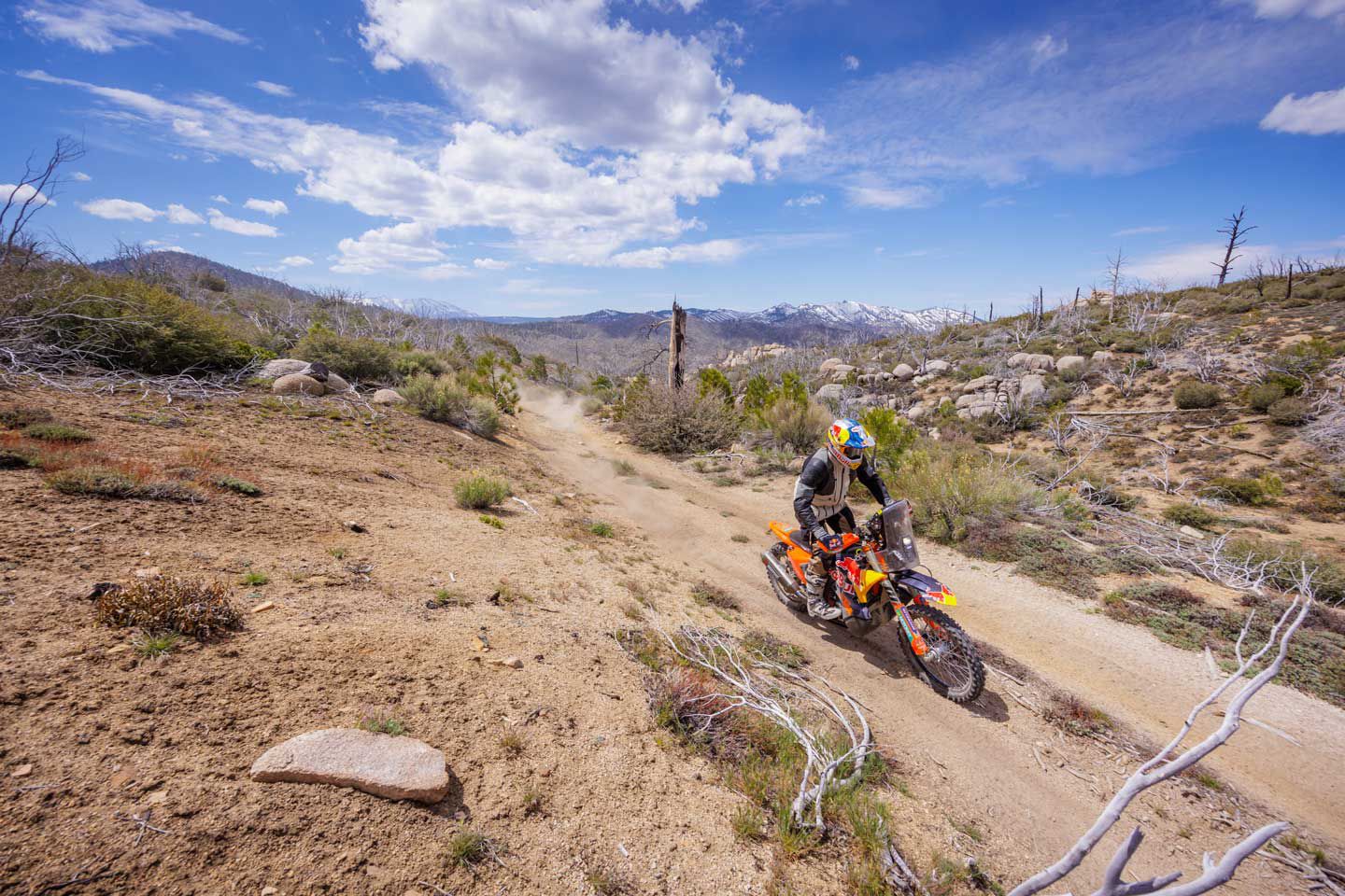 Dakar racing champion Toby Price shows us how it’s done on his prototype KTM 450 Rally bike.