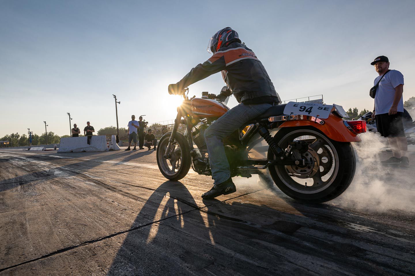 Run-what-you-brung, tires sold separately. The 8th Annual Free Baker Drivetrain drags at the Sturgis Dragstrip.